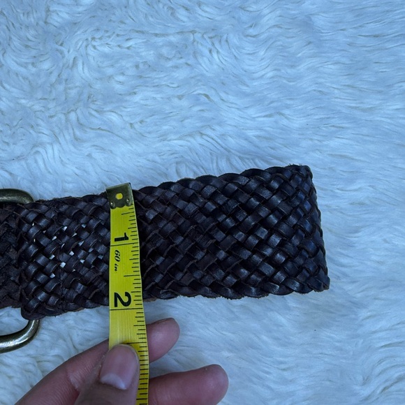 J. Crew Brown Woven Leather Belt - Picture 5 of 13